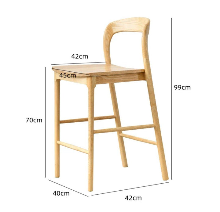 Wood Bar Stool