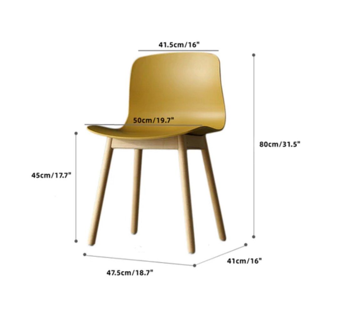 Solid Wood Dining Chair (Set of 2)