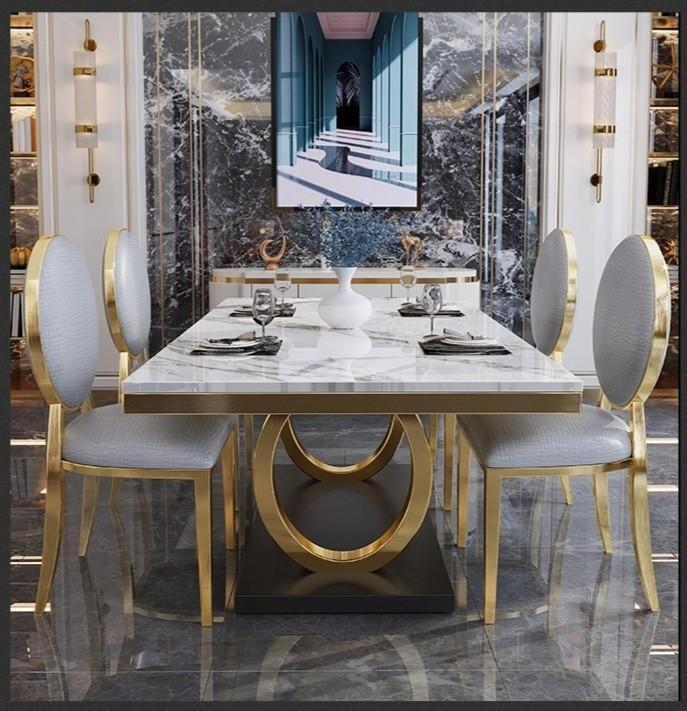 Real Marble Dining Table