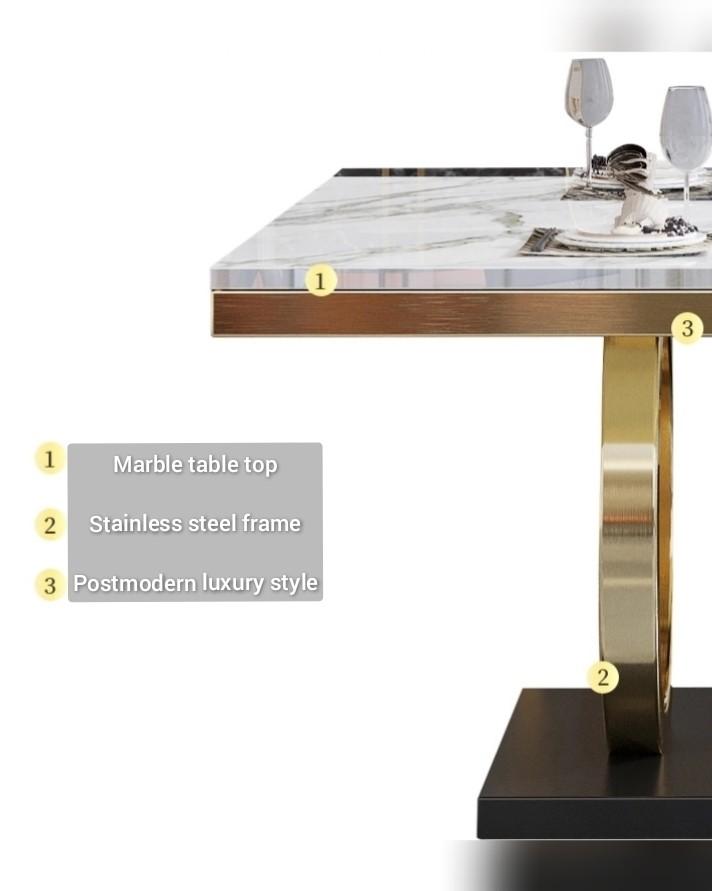 Real Marble Dining Table