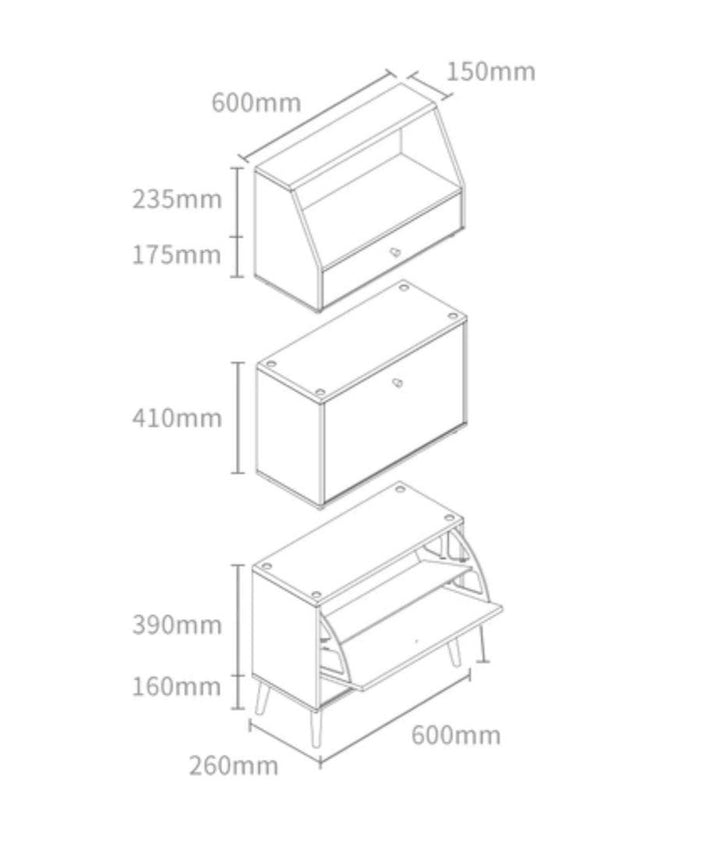 Bamboo Shoe Storage Cabinet
