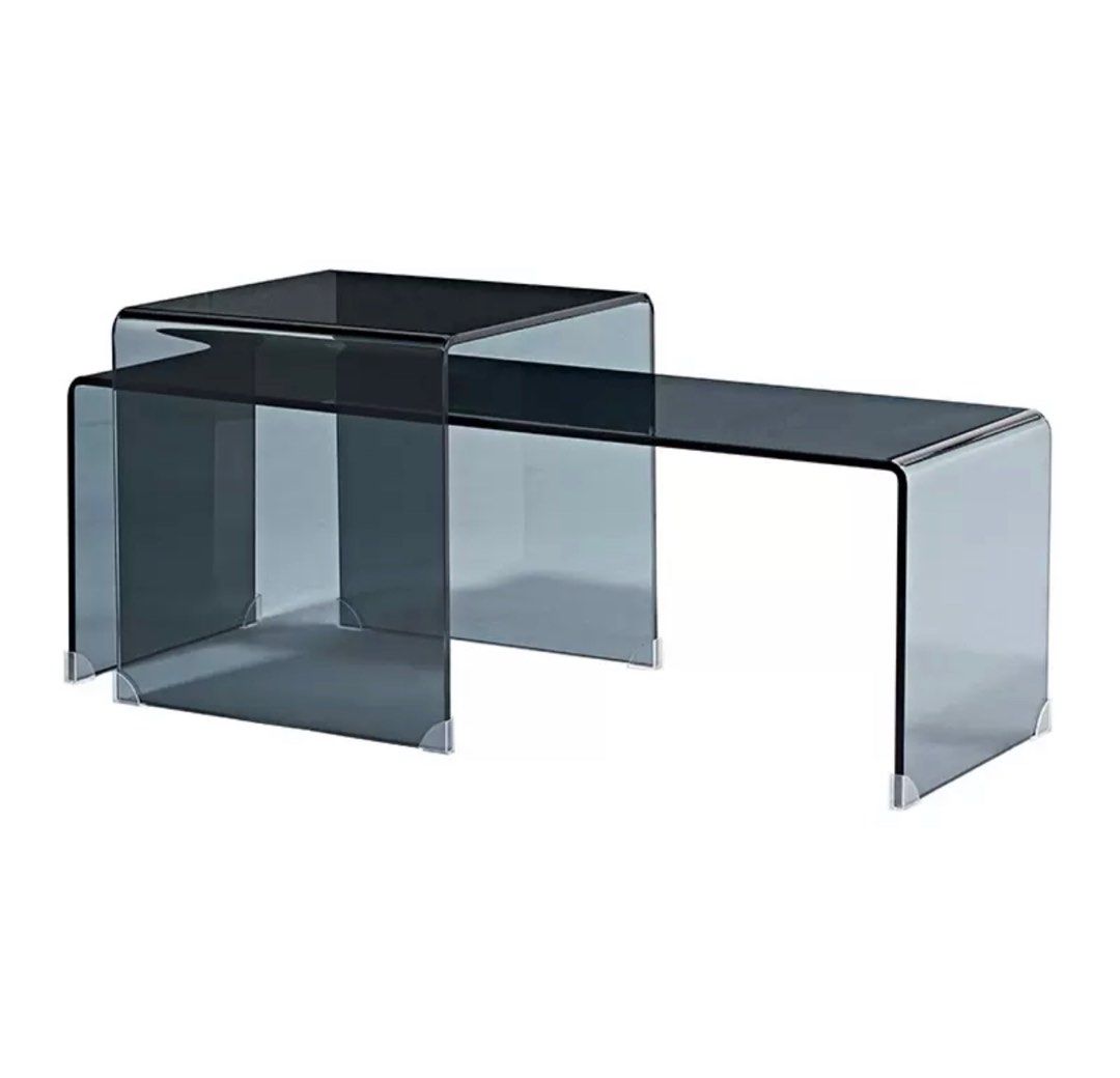 Glass Coffee Table Set