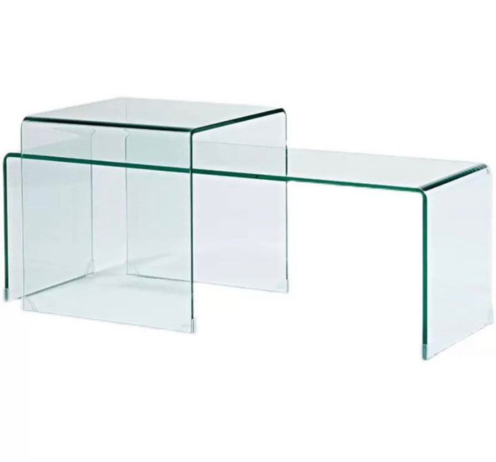 Glass Coffee Table Set