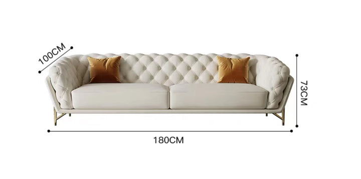 Landingville 1.2M Wide Tufted Velvet Armchair