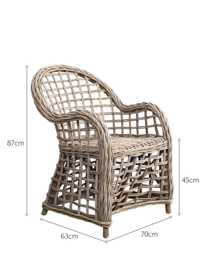 Edan Rattan Armchair