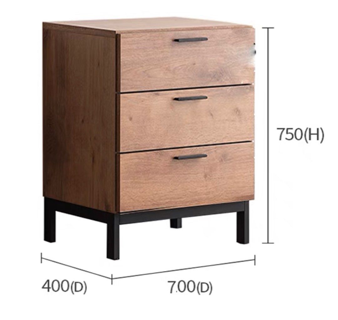 Industrial Solid Wood Sideboard