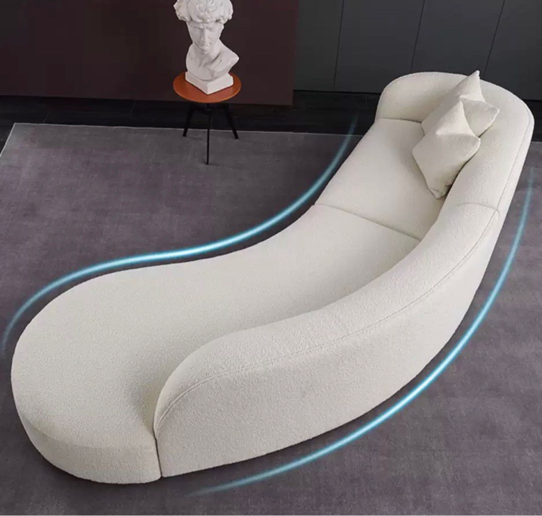 Boucle Sectional Sofa