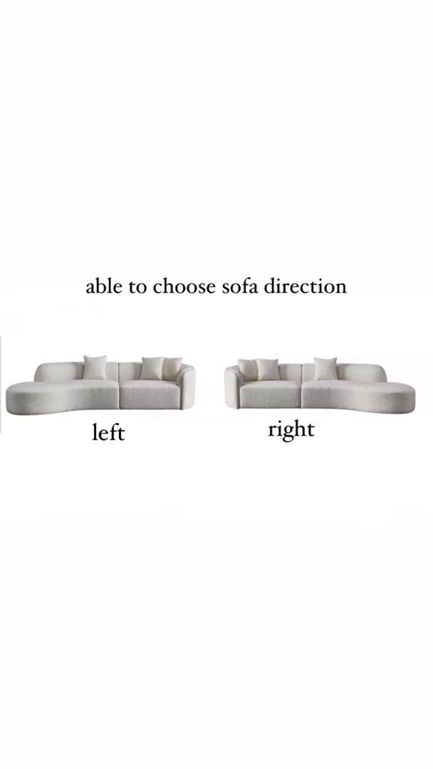 Boucle Sectional Sofa