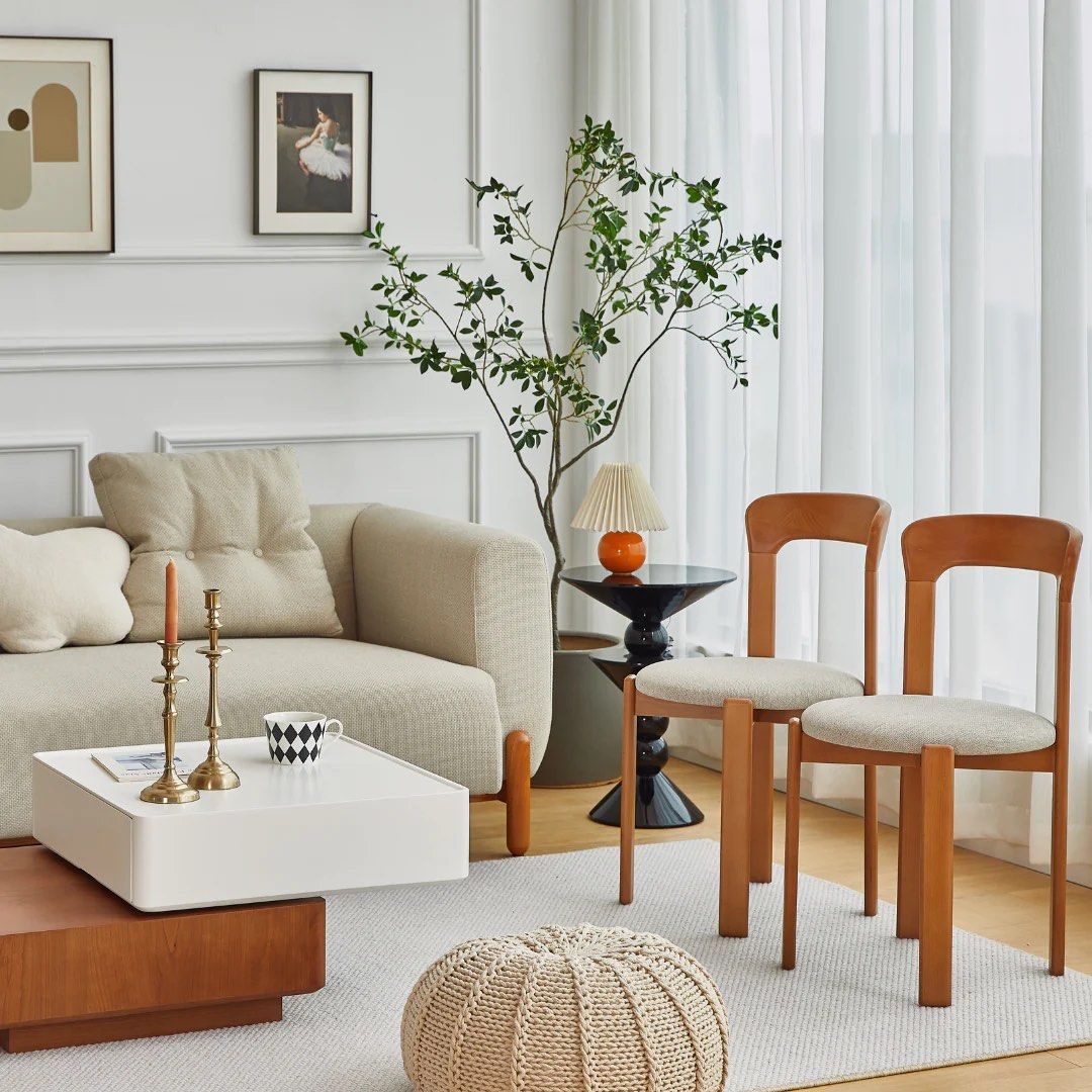 Solid Wood Dining Chair (Set of 2)