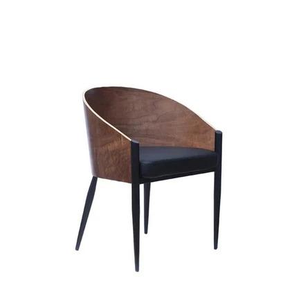 Postmodern Walnut Dining Chair