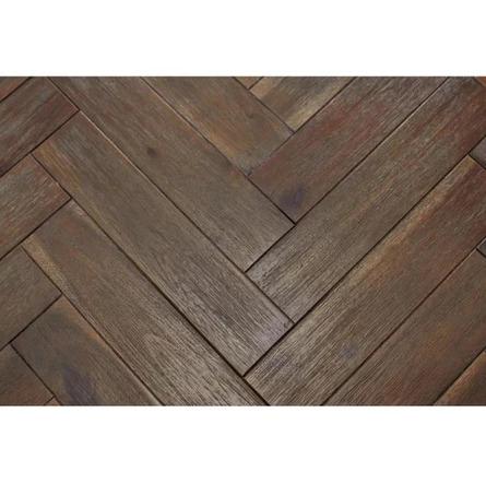 Herringbone Acacia Dining Table