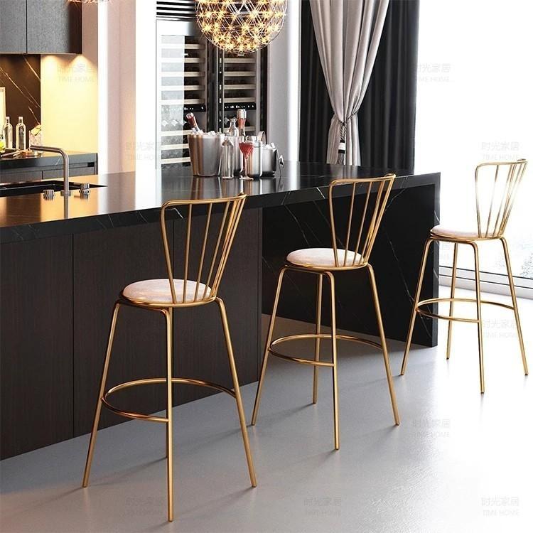 Modern Contemporary Caged Bar Stools