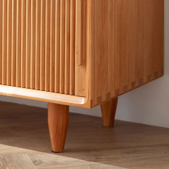 Everlee Solid Wood Cabinet for TV Shoe Storage