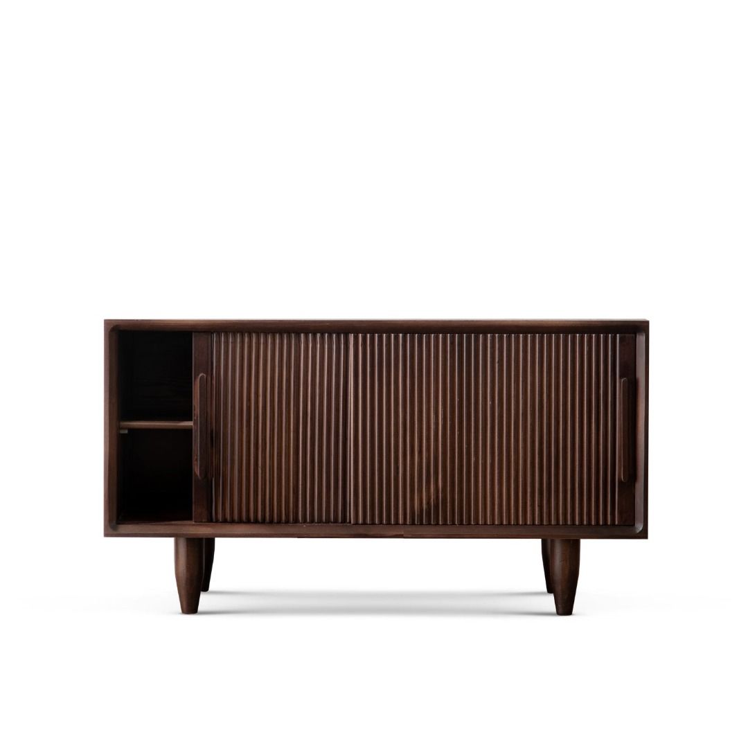 Everlee Solid Wood Cabinet for TV Shoe Storage