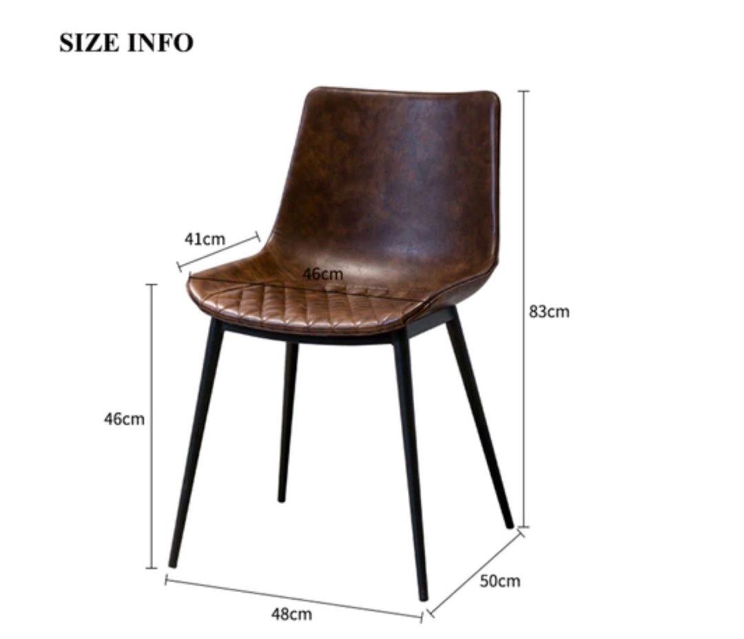Leather Dining Chair (set of 2)