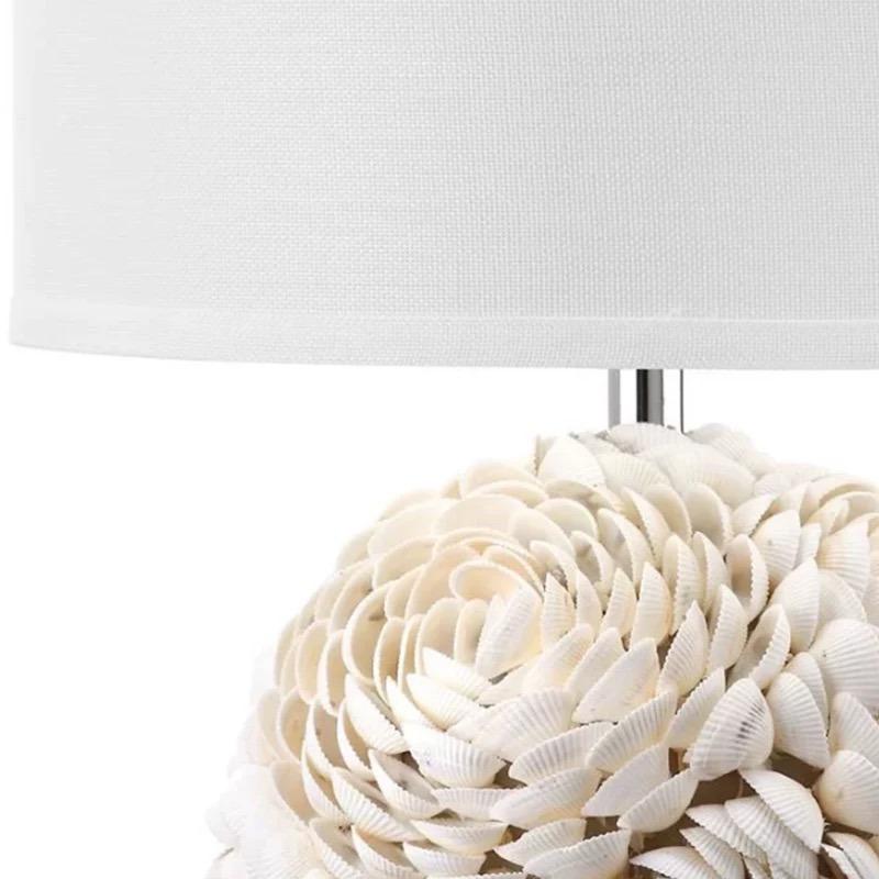 Floral Shell Table Lamp