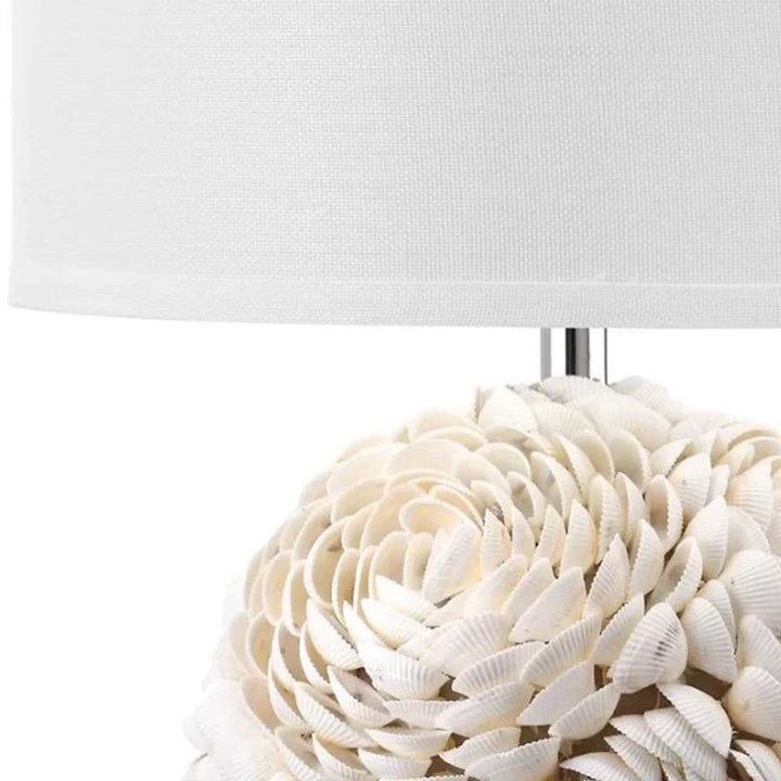 Floral Shell Table Lamp