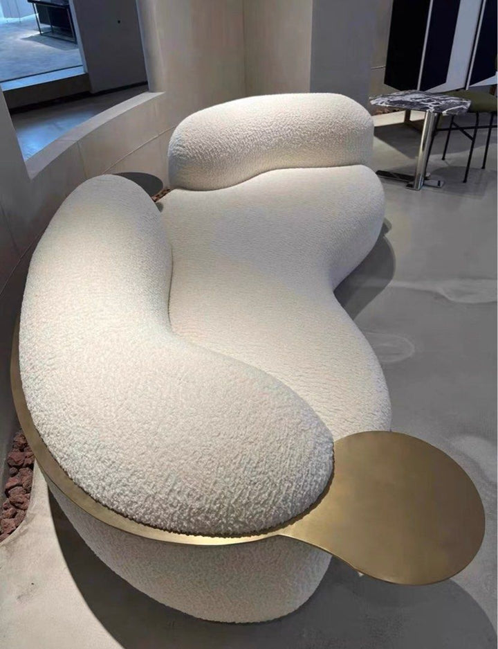 Modern Boucle Sofa