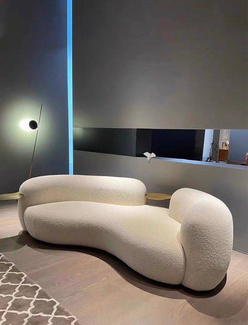 Modern Boucle Sofa