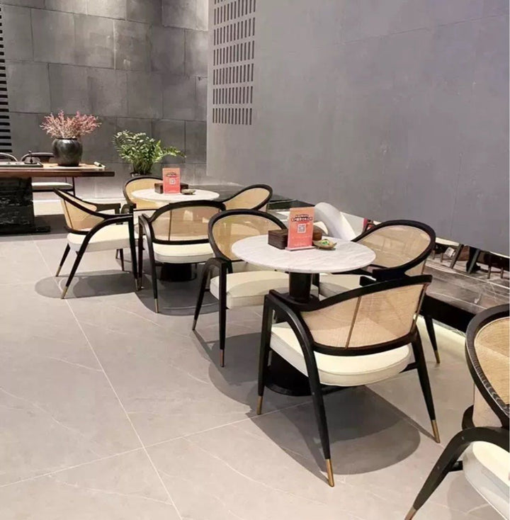 Mid-Century Rattan Dining Chair