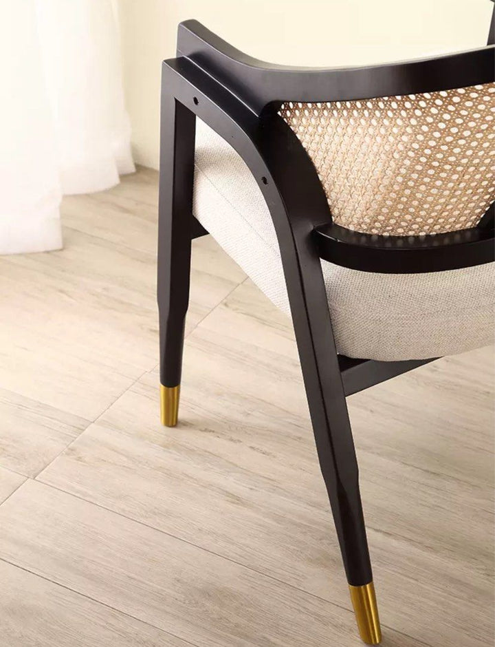 Mid-Century Rattan Dining Chair