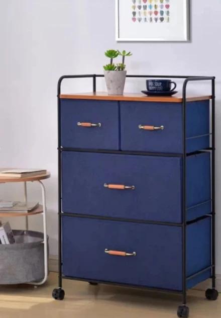 Fabric Chest of Drawers Commode