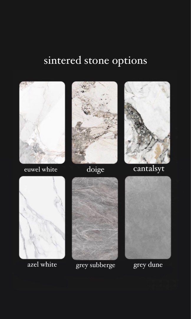 Modern Sintered Stone Dining Table