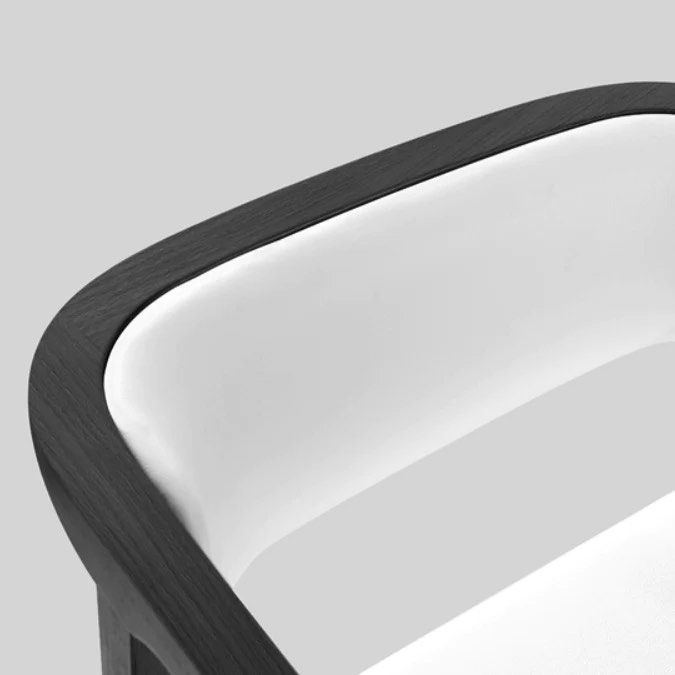 Solid Wood Armchair (Set of 2)