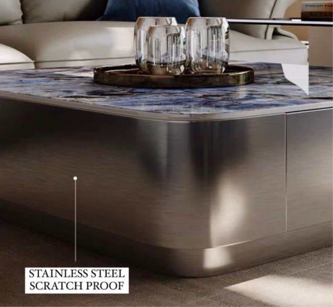 Luxury Slate Stone Coffee Table