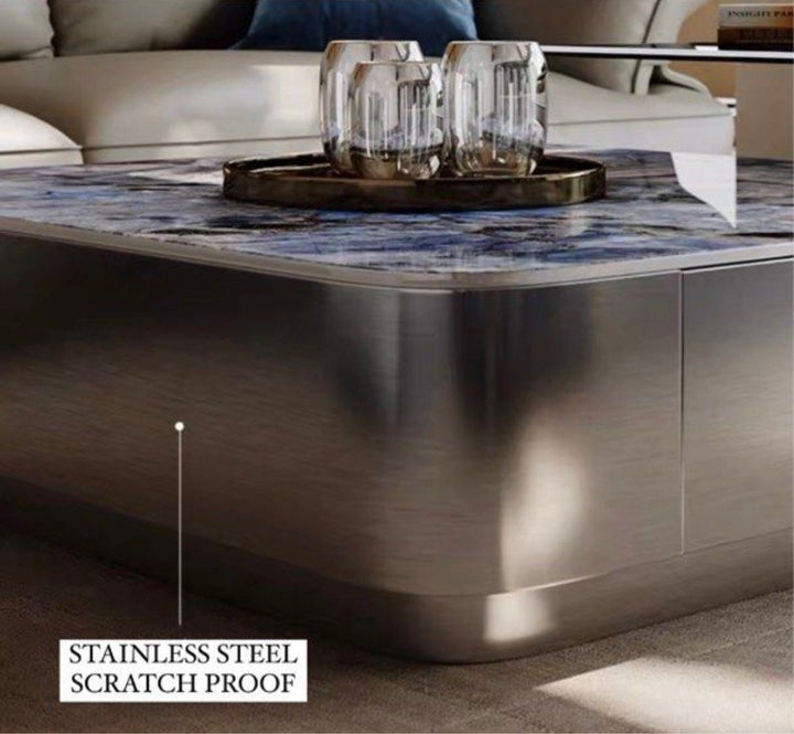 Luxury Slate Stone Coffee Table