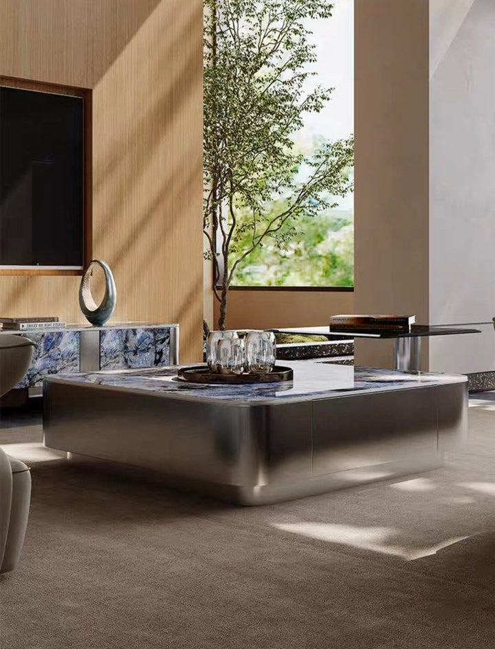 Luxury Slate Stone Coffee Table