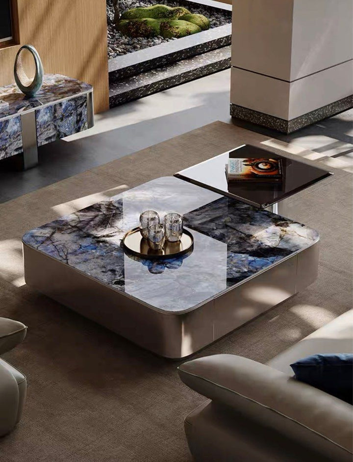 Luxury Slate Stone Coffee Table