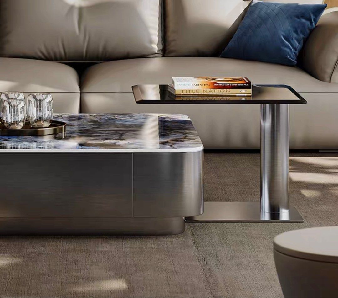 Luxury Slate Stone Coffee Table