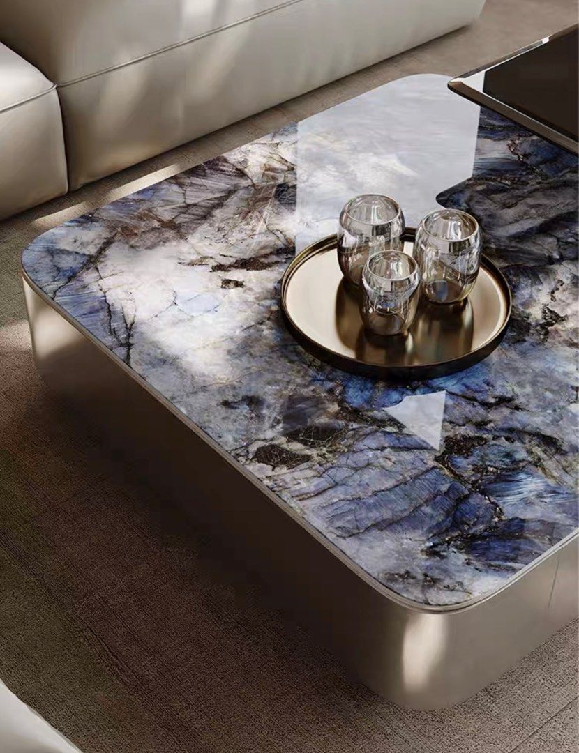 Luxury Slate Stone Coffee Table