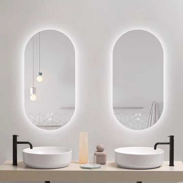 Oval LED Wall Mirror