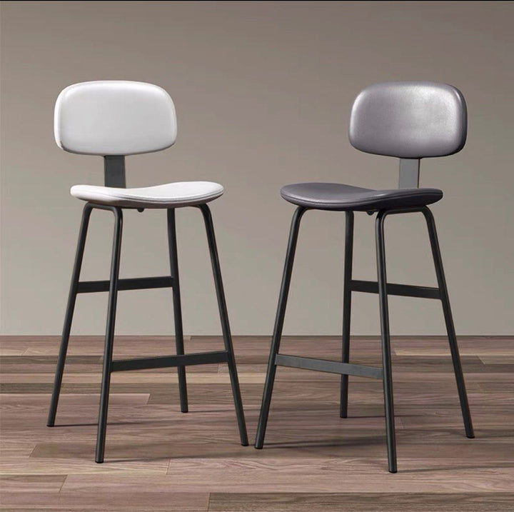 Modern Leather Bar Stool