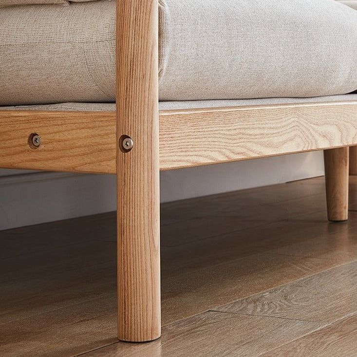 Solid Wood Frame Sofa