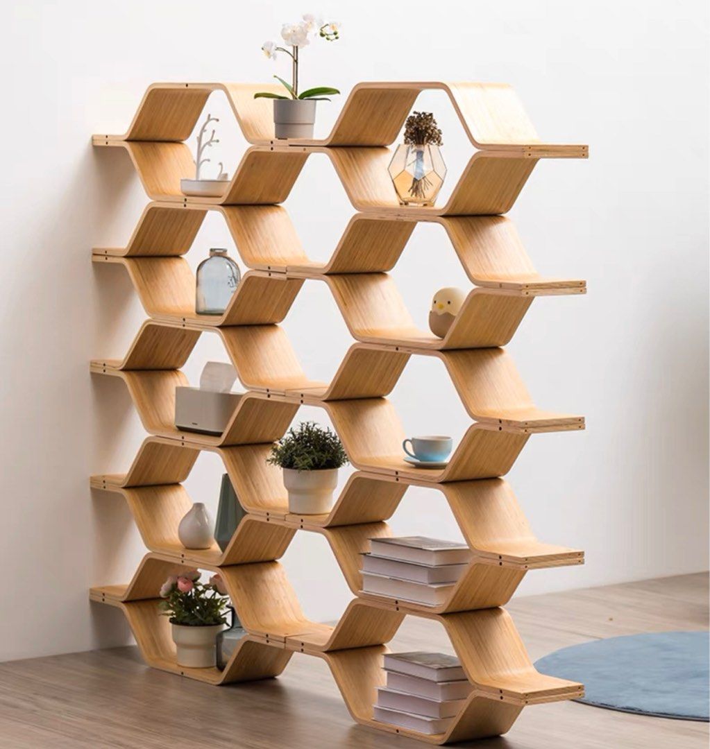 Modern Honeycomb Shelves