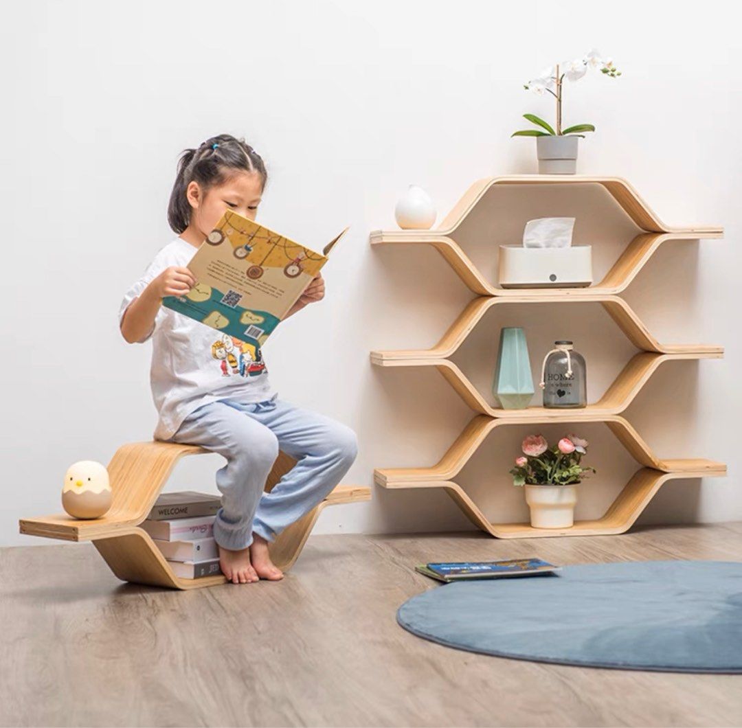 Modern Honeycomb Shelves