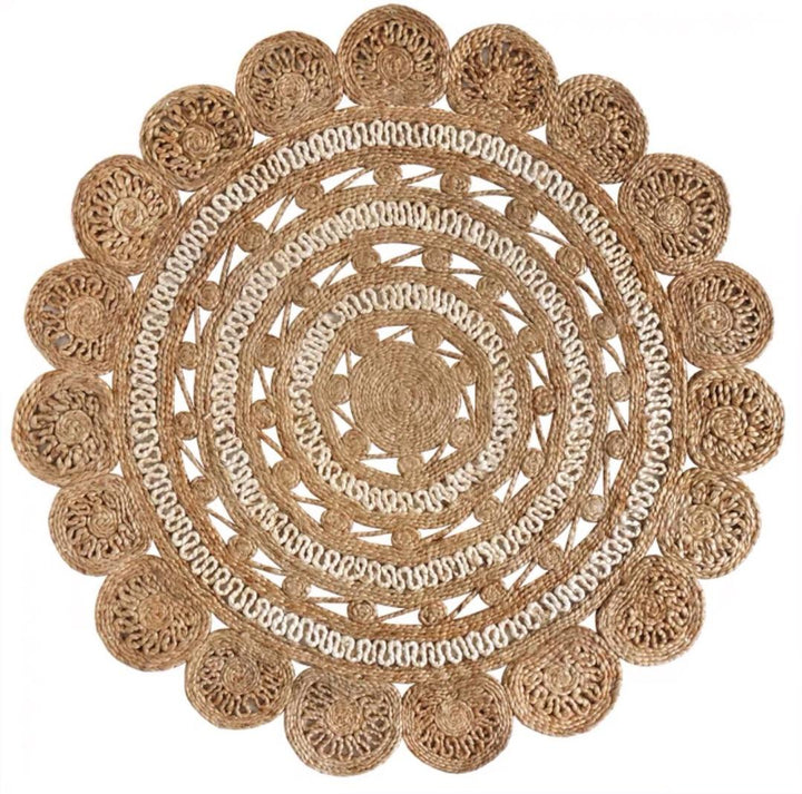 Handmade Braided Hemp Rug