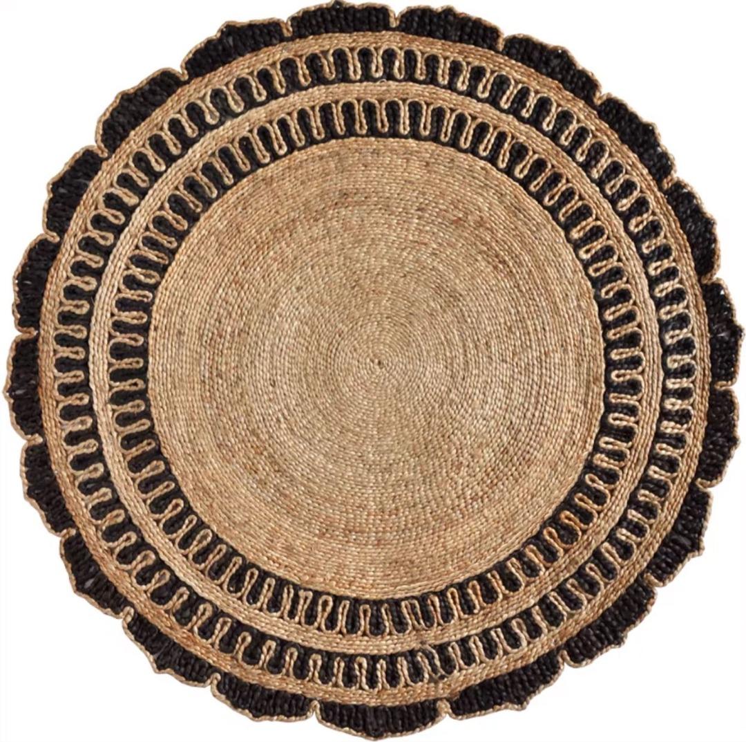 Handmade Braided Hemp Rug