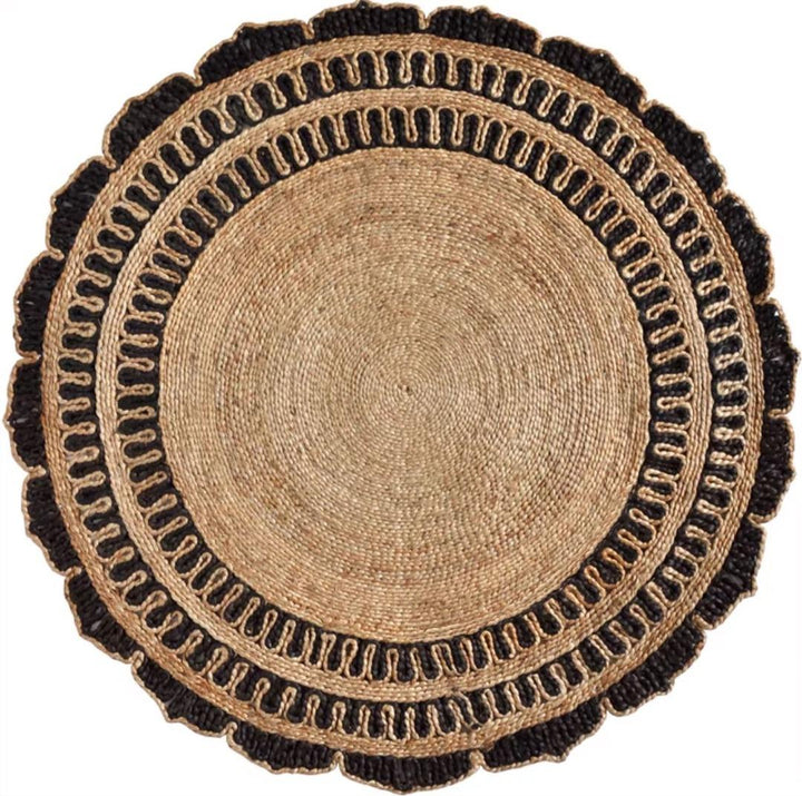 Handmade Braided Hemp Rug