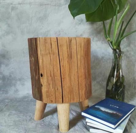 Solid Wood Slab Stool