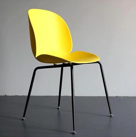 Minimalist Contemporary Modern Colourful Dining Cafe Chairs