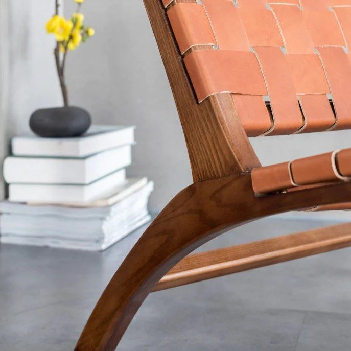Leather Folding Chair