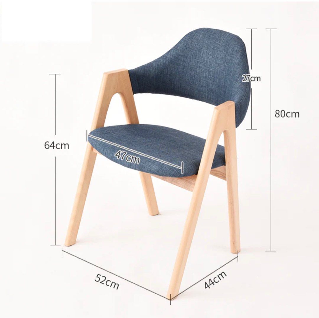 Solid Wood Backrest Dining Chairs