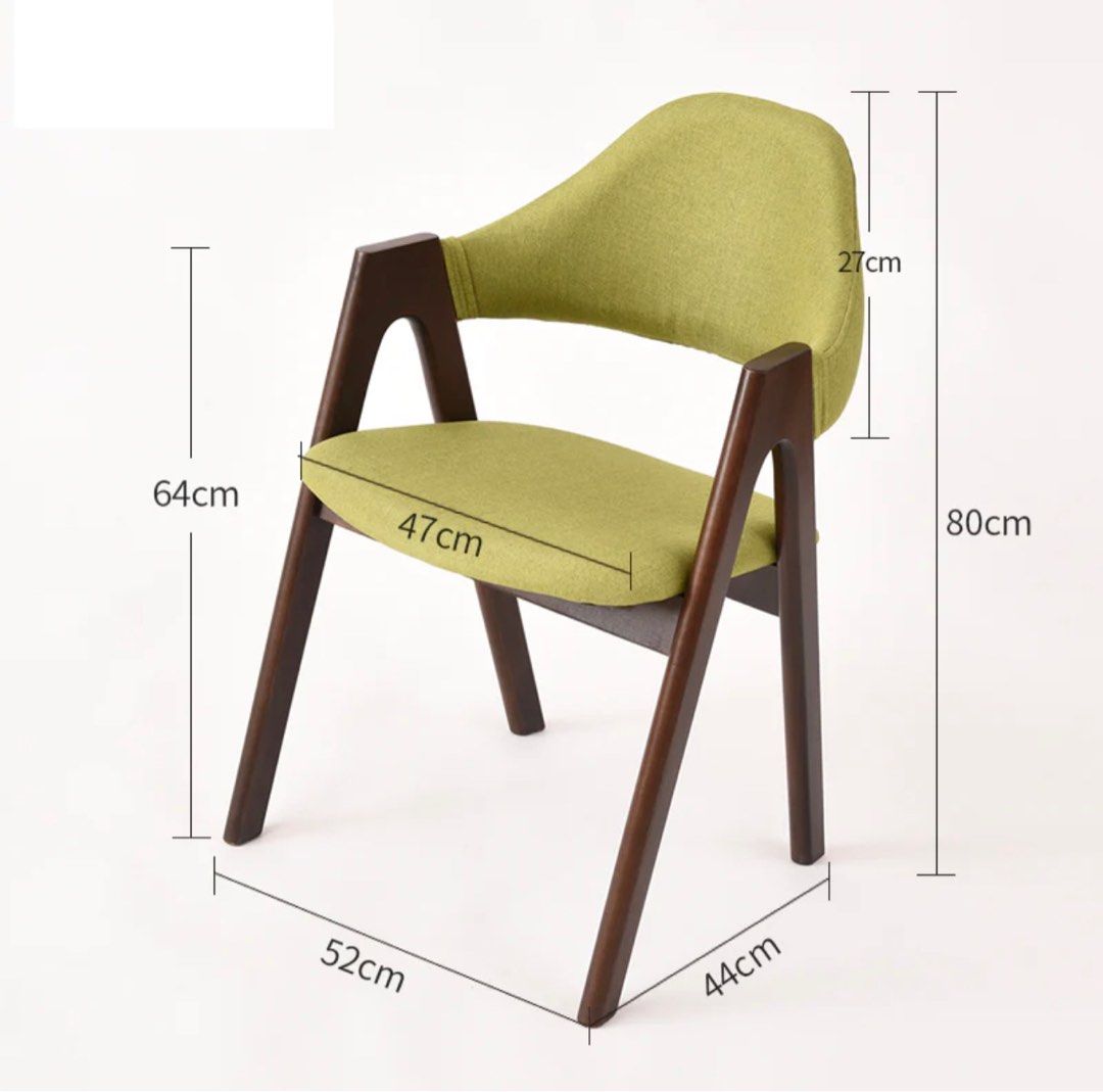Solid Wood Backrest Dining Chairs