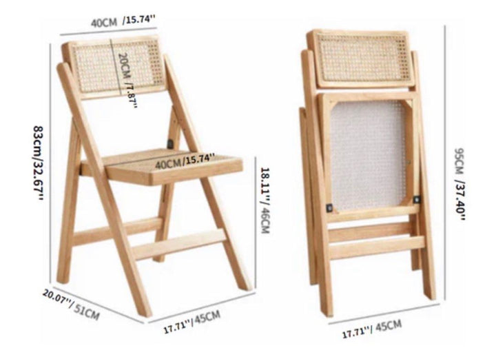 Beech Foldable Chair