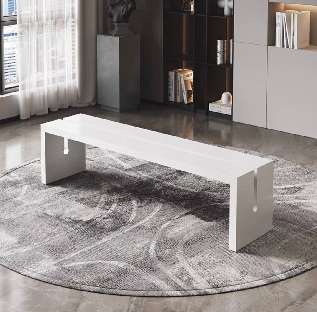 Modern Solid Wood Bench