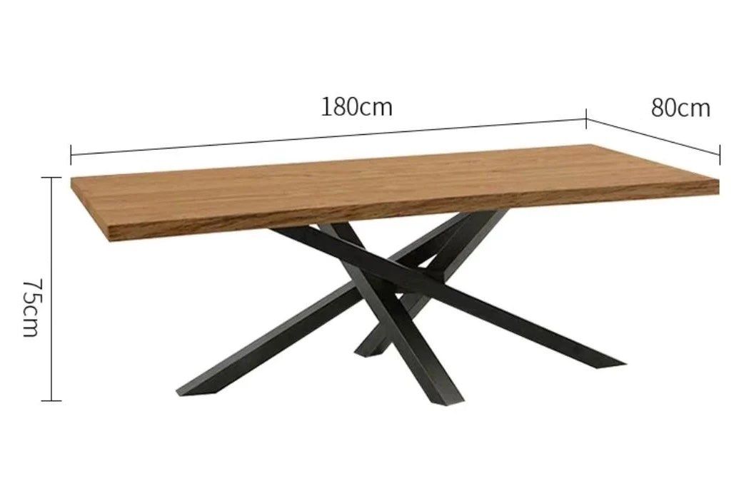 HN Solid Wood Dining Table